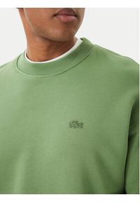 Lacoste Bluza SH7745 Zielony jasny Regular Fit. Kolor: zielony. Materiał: bawełna #5
