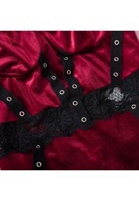 Intica - Body welurowe z koronkowym wykończeniem na specjalne okazje Graciete. Kolor: wielokolorowy. Materiał: koronka, welur. Wzór: koronka #9