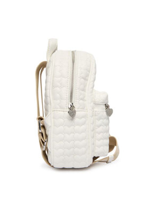 Guess Plecak J6GZ00 WHEG0 Biały. Kolor: biały. Materiał: skóra