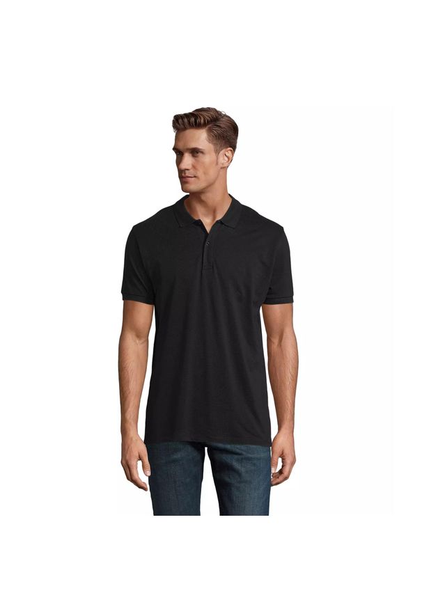 SOL'S - Polo Sol's Planet. Typ kołnierza: polo. Kolor: czarny