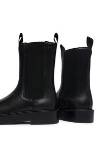 Calvin Klein Sztyblety Convate Welt Chelsea Lth YW0YW01905 Czarny. Kolor: czarny. Materiał: skóra