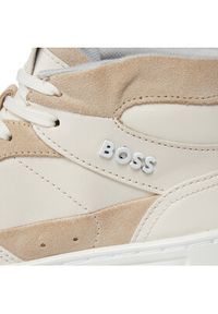 BOSS - Boss Sneakersy Baltimore Hito 50504560 Beżowy. Kolor: beżowy. Materiał: skóra #3