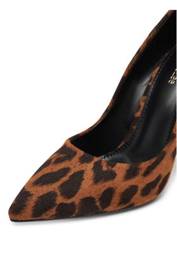 DeeZee Szpilki AB-4503-1 Brązowy. Kolor: brązowy. Materiał: materiał. Obcas: na szpilce