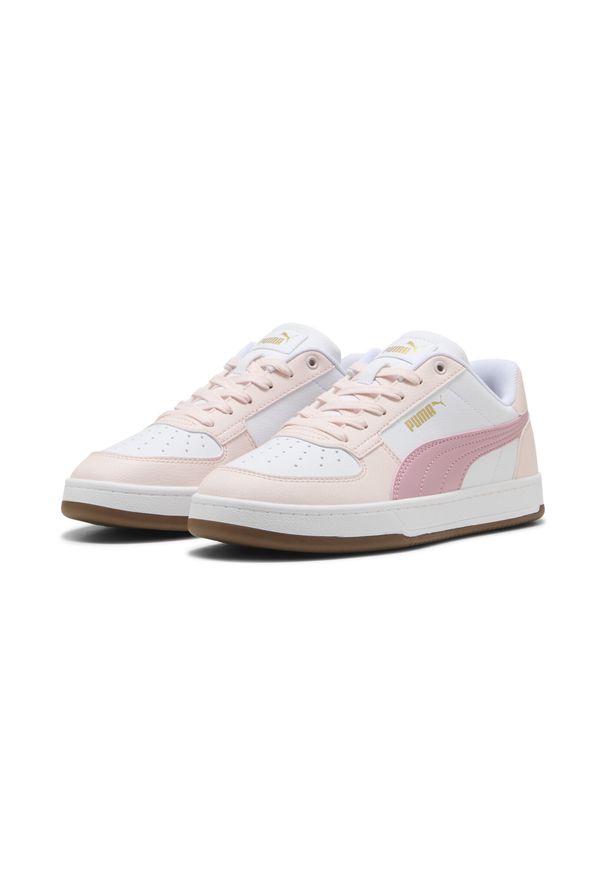 Puma - Sneakersy Caven 2.0 PUMA White Poised Pink Gum Beige. Kolor: różowy, biały, wielokolorowy, beżowy. Materiał: guma. Sezon: lato. Sport: turystyka piesza