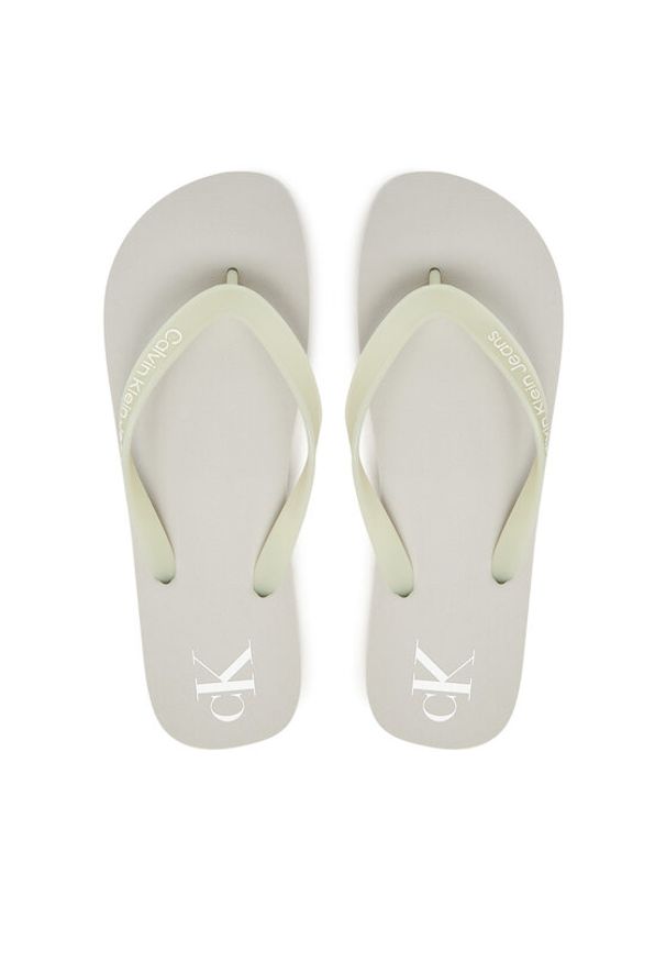 Calvin Klein Jeans Japonki Beach Sandal Transparent Tpu YM0YM01267 Szary. Kolor: szary