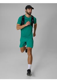 4f - 4F Spodenki do biegania szybkoschnące męskie - zielone M. Kolor: zielony. Długość: długie. Sport: bieganie #1