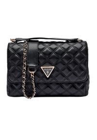 Guess - GUESS Czarna pikowana torebka damska Giully 2. Kolor: czarny. Materiał: pikowane. Styl: elegancki #7