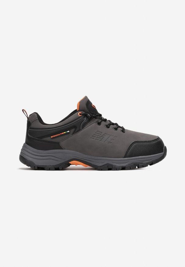 Born2be - Szare Buty Trekkingowe Phinine. Wysokość cholewki: przed kostkę. Nosek buta: okrągły. Zapięcie: sznurówki. Kolor: szary. Materiał: nubuk, syntetyk. Szerokość cholewki: normalna. Sezon: lato. Obcas: na płaskiej podeszwie