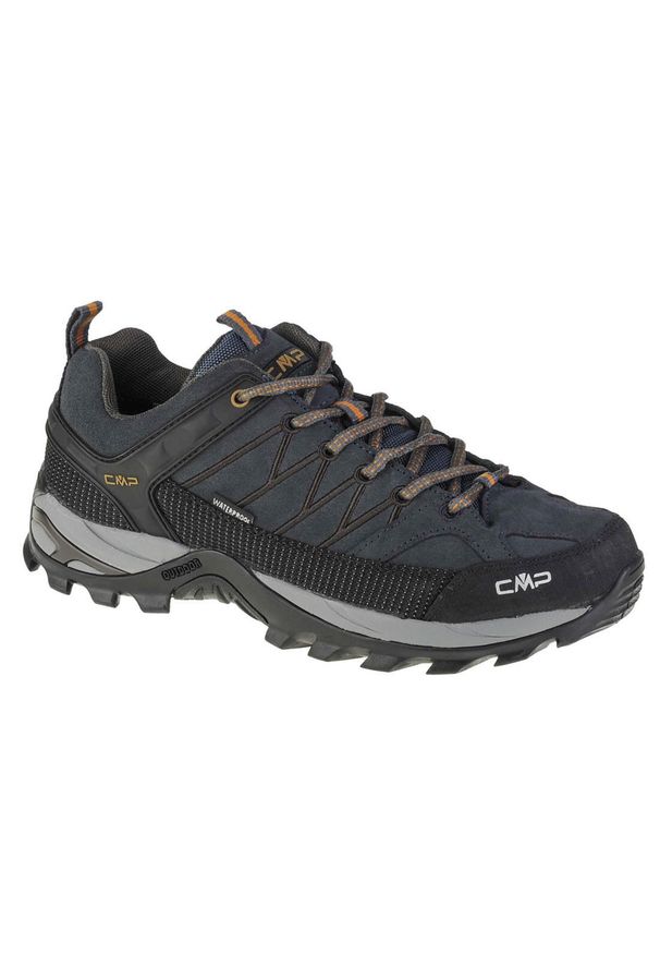 Buty trekkingowe męskie, CMP Rigel Low. Zapięcie: sznurówki. Kolor: niebieski. Materiał: tkanina, materiał, skóra, syntetyk. Szerokość cholewki: normalna