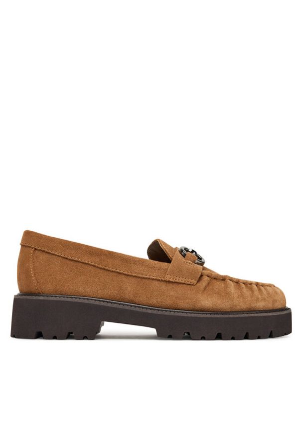 Aldo Loafersy Danrose 14058774 Brązowy. Kolor: brązowy. Materiał: skóra