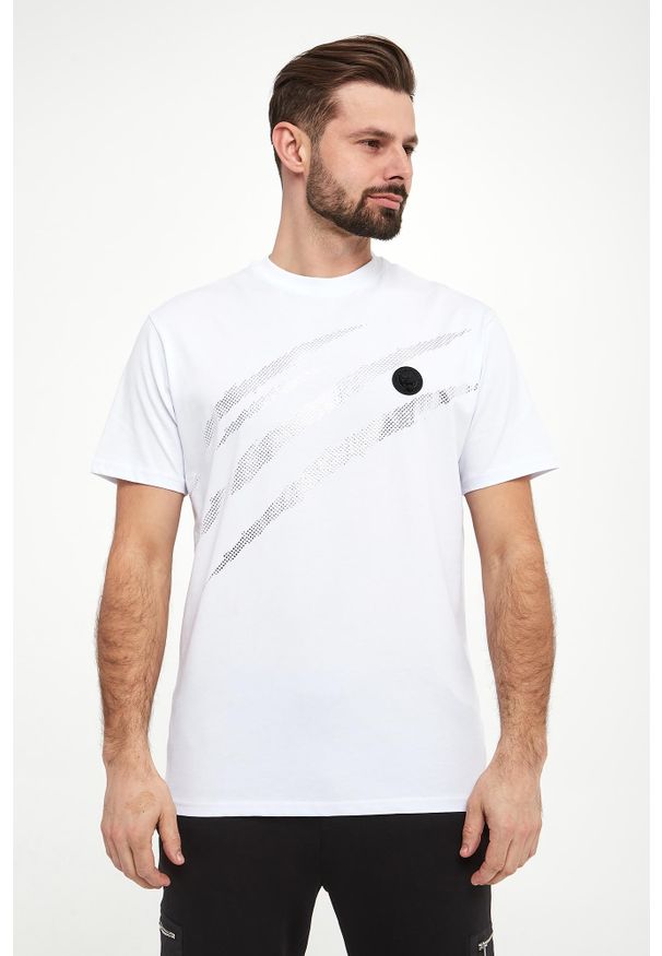 Plein Sport - T-shirt męski PLEIN SPORT. Styl: sportowy