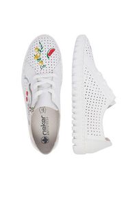 Rieker Półbuty CEO-M2310-80 Biały. Kolor: biały. Materiał: syntetyk, skóra #8