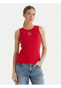 JOOP! Top 58 JW243JE423 30042835 Bordowy Regular Fit. Kolor: czerwony. Materiał: bawełna #1