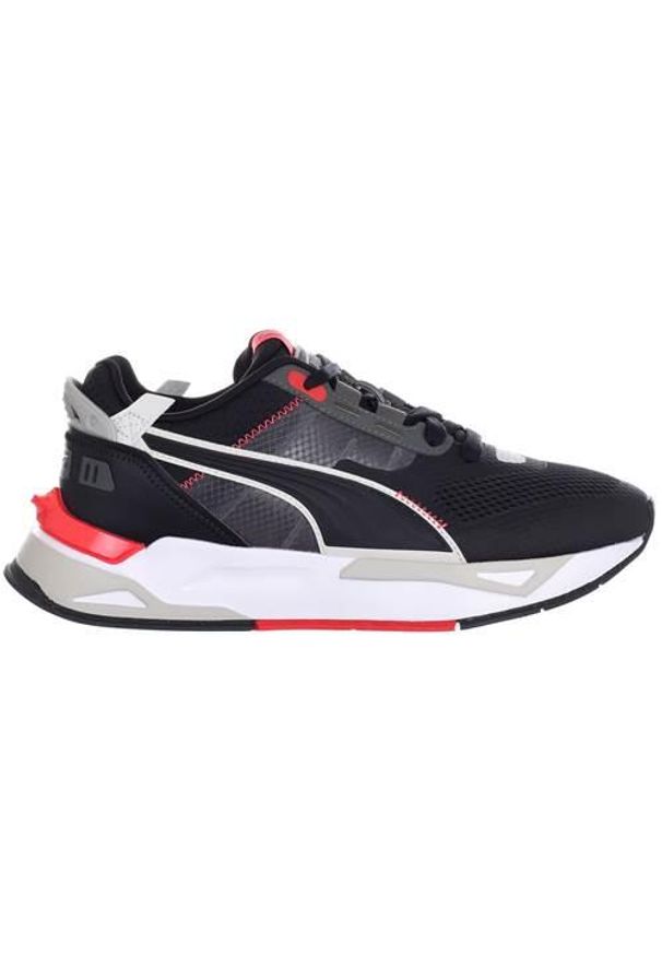 Buty do chodzenia dla dzieci Puma Mirage Sport Tech Jr. Zapięcie: sznurówki. Kolor: czarny. Materiał: syntetyk, materiał, tkanina, guma. Szerokość cholewki: normalna. Sport: turystyka piesza
