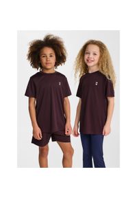 Koszulka dla dzieci Hummel Pulse. Kolor: wielokolorowy, czerwony, różowy, brązowy. Sport: joga i pilates #1
