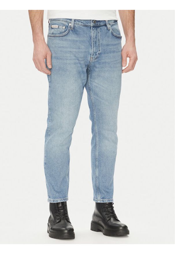 Calvin Klein Jeans Jeansy J30J327174 Niebieski Tapered Fit. Kolor: niebieski