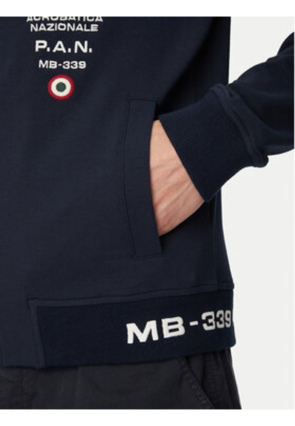 Aeronautica Militare Bluza 261FE2105UF00683 Granatowy Regular Fit. Kolor: niebieski. Materiał: bawełna