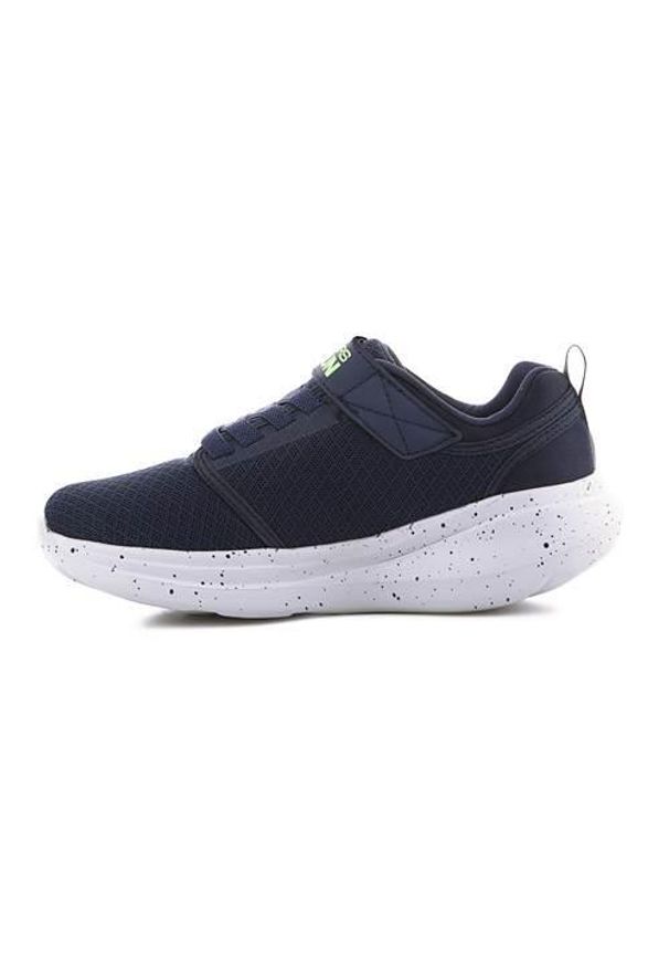 skechers - Buty do chodzenia dla dzieci Skechers Earthly Kid. Zapięcie: rzepy. Kolor: niebieski. Materiał: guma, materiał, tkanina, syntetyk. Szerokość cholewki: normalna. Sport: turystyka piesza