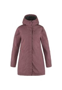Fjällräven - Płaszcz damski Fjallraven Kiruna Padded Parka. Kolor: różowy. Materiał: puch. Sport: turystyka piesza