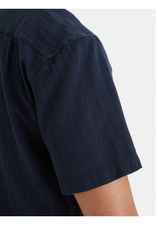 Quiksilver Koszula Time Box EQYWT04622 Granatowy Regular Fit. Kolor: niebieski. Materiał: bawełna