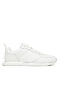 Calvin Klein Sneakersy Low Prof Runn Laceup Tape HM0HM01897 Biały. Kolor: biały. Materiał: skóra