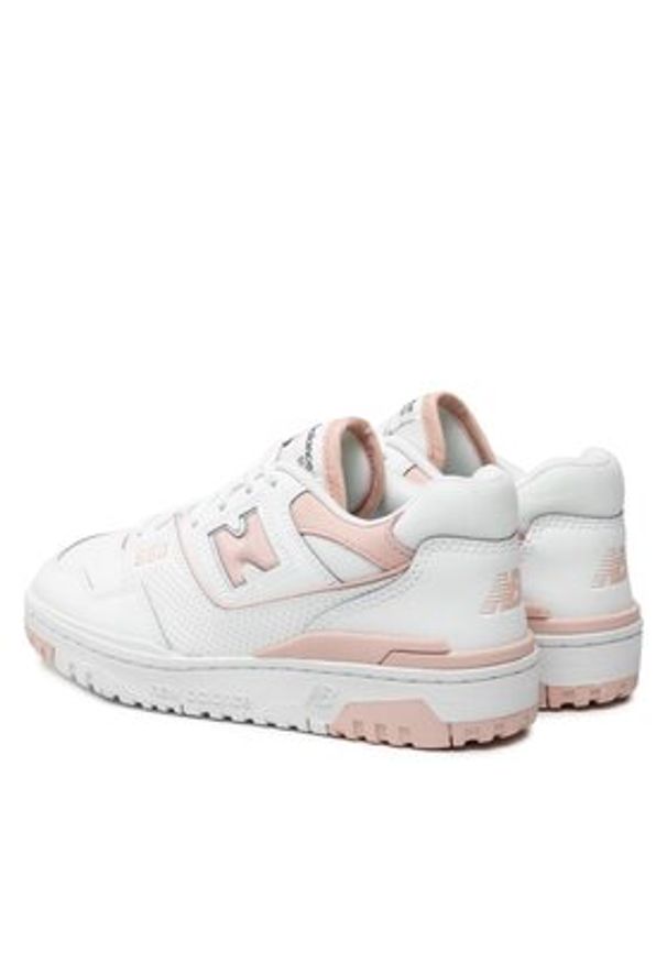 New Balance Sneakersy BBW550BP Biały. Kolor: biały. Materiał: skóra