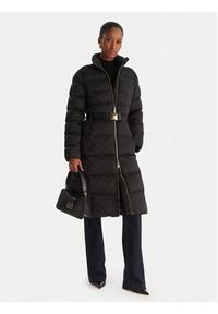 Elisabetta Franchi Płaszcz zimowy PI-84D 56E2-V690 Czarny Regular Fit. Kolor: czarny. Materiał: syntetyk. Sezon: zima