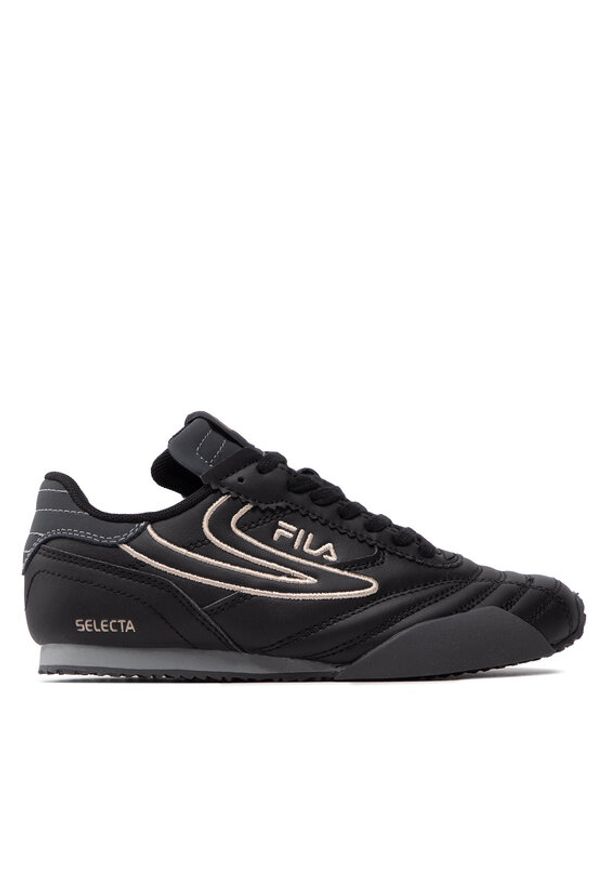 Fila Sneakersy Selecta Ultra Wmn FFW0065.83058 Czarny. Kolor: czarny. Materiał: skóra