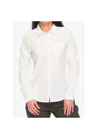 CRAGHOPPERS - Koszula podróżnicza damska Craghoppers Kiwi II LS Shirt. Kolor: beżowy. Sport: turystyka piesza #1