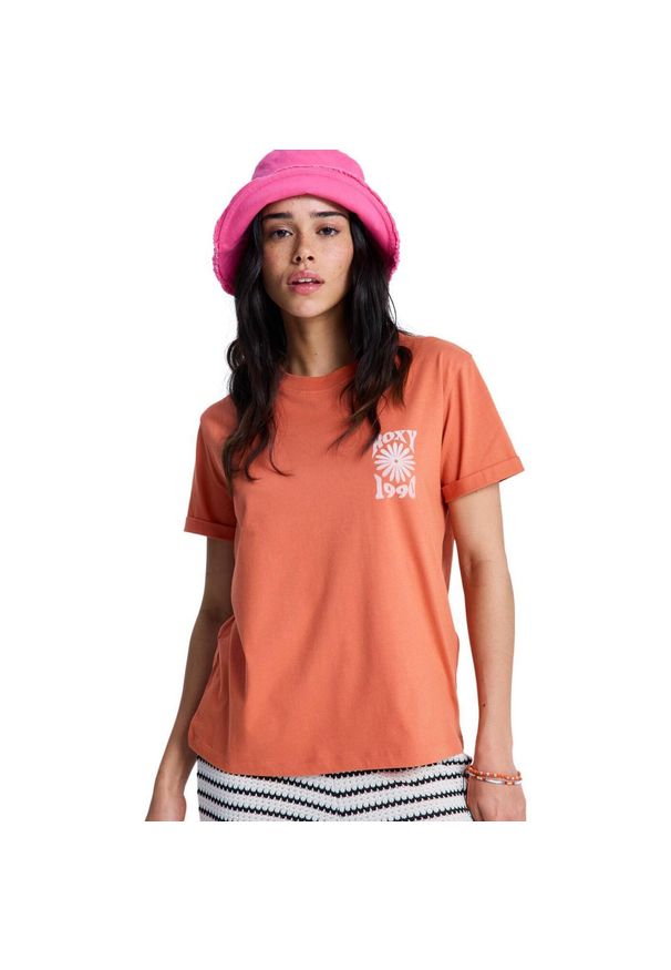 Roxy - Koszulka z krótkim rękawem dla Kobiety OCEANREGULAR Różowy. Kolor: różowy. Materiał: tkanina, bawełna. Długość rękawa: krótki rękaw. Długość: krótkie