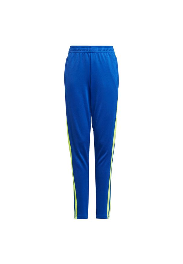 Adidas - Spodnie piłkarskie dla dzieci adidas Squadra 21 Training Pant Youth. Kolor: niebieski, wielokolorowy, żółty. Sport: piłka nożna