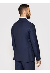 Oscar Jacobson Garnitur Faron 2179 5674 Granatowy Slim Fit. Kolor: niebieski #2