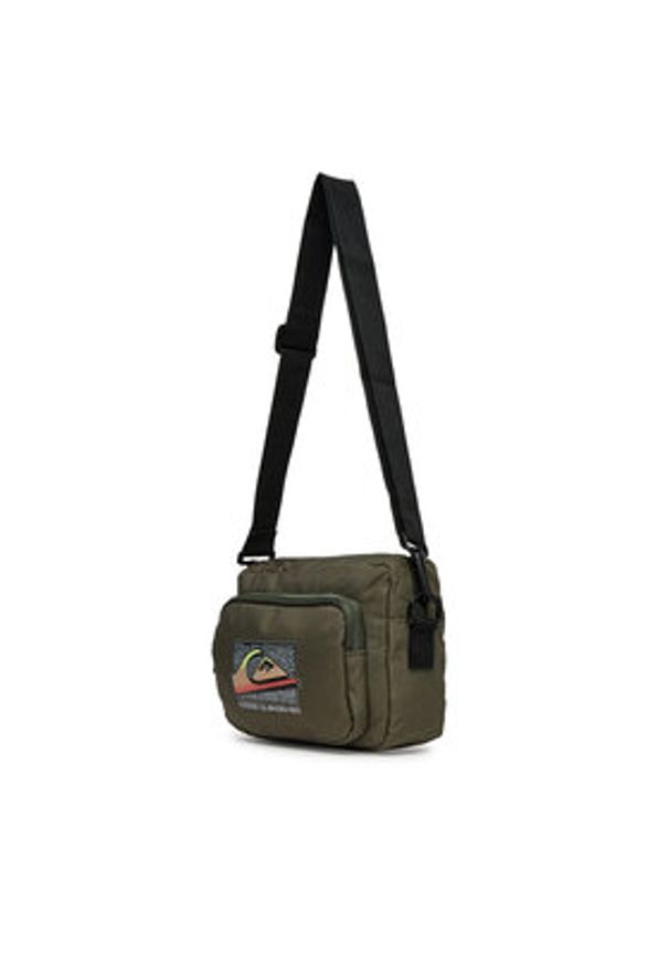 Quiksilver Saszetka QUIC-M-004-07 Khaki. Kolor: brązowy. Materiał: materiał