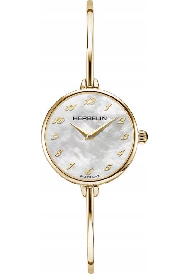 HERBELIN - Zegarek damski Herbelin 17206BP29 złoty. Kolor: złoty