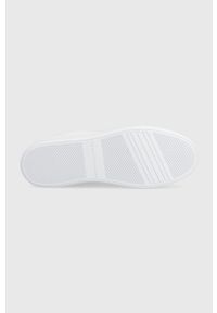 TOMMY HILFIGER - Tommy Hilfiger sneakersy skórzane TH ELEVATED CLASSIC SNEAKER kolor biały FW0FW07567. Nosek buta: okrągły. Kolor: biały. Materiał: skóra #3