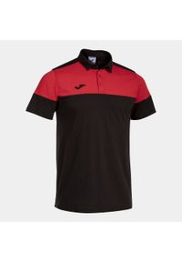 Polo Joma Crew V. Typ kołnierza: polo. Kolor: wielokolorowy, czarny, czerwony. Materiał: bawełna, materiał. Sport: piłka nożna #1