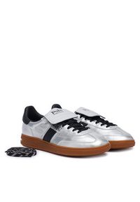 Polo Ralph Lauren Sneakersy Bedford Ft 804P16348001 Srebrny. Kolor: srebrny. Materiał: skóra #3