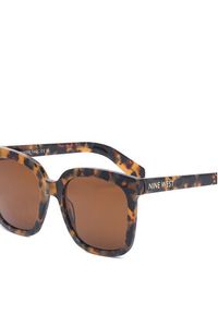 Nine West Okulary przeciwsłoneczne CEO-NW6622S Brązowy jasny. Kolor: brązowy #2