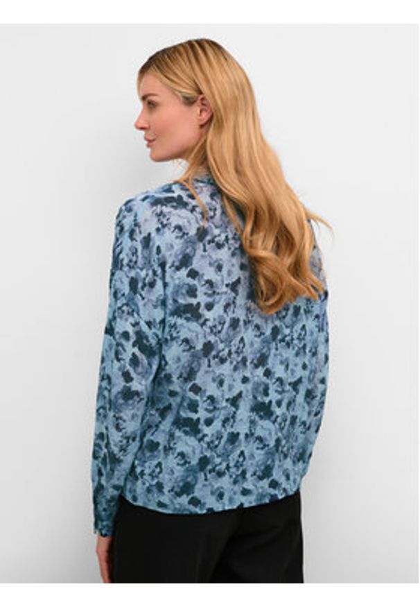 Kaffe Koszula Sus 10508170 Niebieski Regular Fit. Kolor: niebieski. Materiał: syntetyk