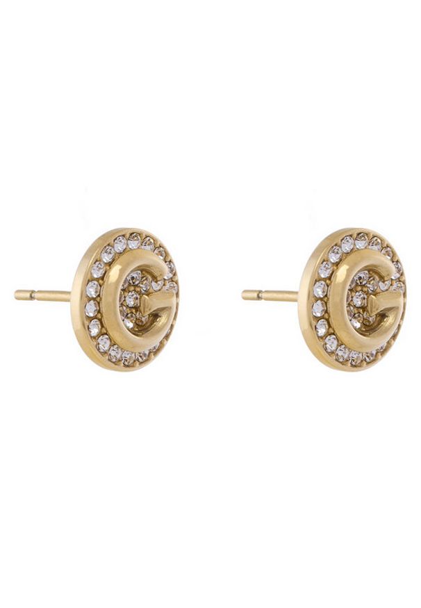 Guess Kolczyki JUBE05 448JW Złoty. Materiał: metalowe. Kolor: złoty