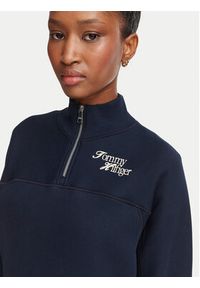 TOMMY HILFIGER - Tommy Hilfiger Bluza WW0WW51878 Granatowy Regular Fit. Kolor: niebieski. Materiał: bawełna #2