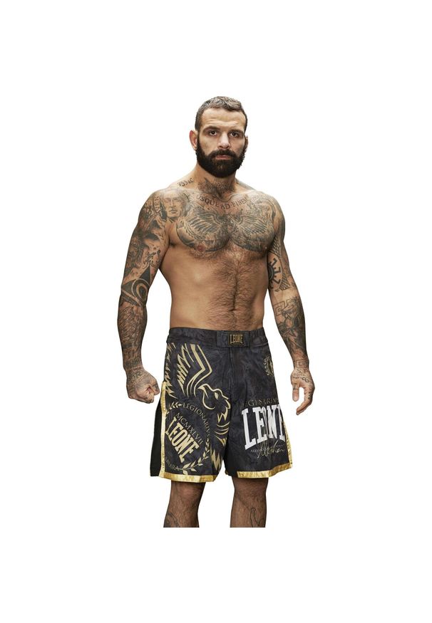 Spodenki do MMA LEONE 1947 Legionarvis VI MMA. Kolor: czarny