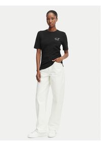 Calvin Klein Jeans T-Shirt LV047G808G Czarny Slim Fit. Kolor: czarny. Materiał: bawełna #2