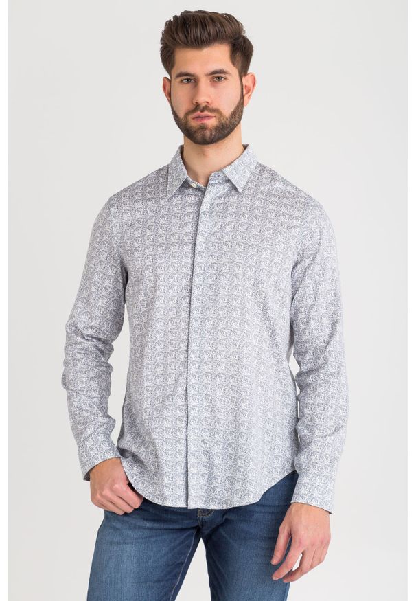 Koszula Emporio Armani elegancka, na co dzień