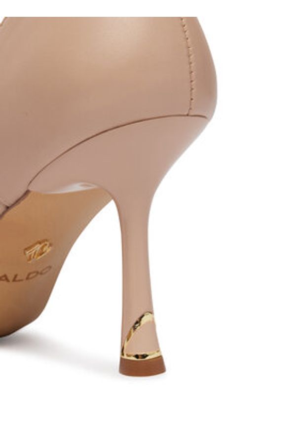 Aldo Szpilki Livianna 14054893 Beżowy. Kolor: beżowy. Materiał: skóra. Obcas: na szpilce
