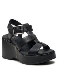 Clarks Sandały Manon Cove 26176294 Czarny. Kolor: czarny. Materiał: skóra #5