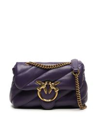 Pinko Torebka Love Mini Puff Cl AI 23-24 PLTT 100039 A0F2 Fioletowy. Kolor: fioletowy. Materiał: skórzane #1
