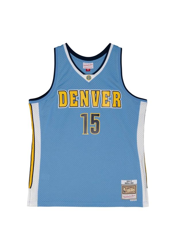 Mitchell & Ness - Koszulka Nba Denver Nuggets Nikola Jokic. Kolor: niebieski. Sport: koszykówka