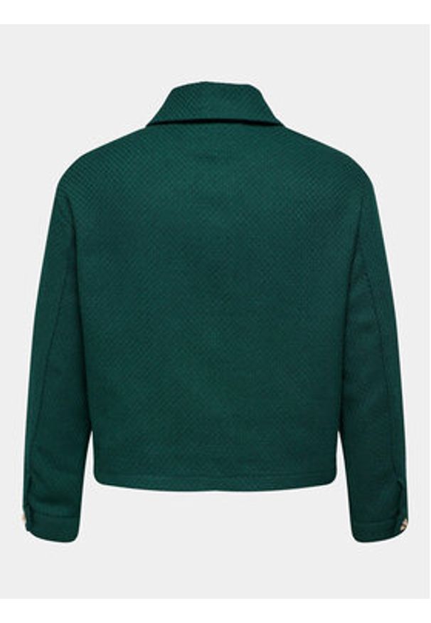 ONLY Carmakoma Kurtka przejściowa Emily 15307484 Zielony Regular Fit. Kolor: zielony. Materiał: syntetyk