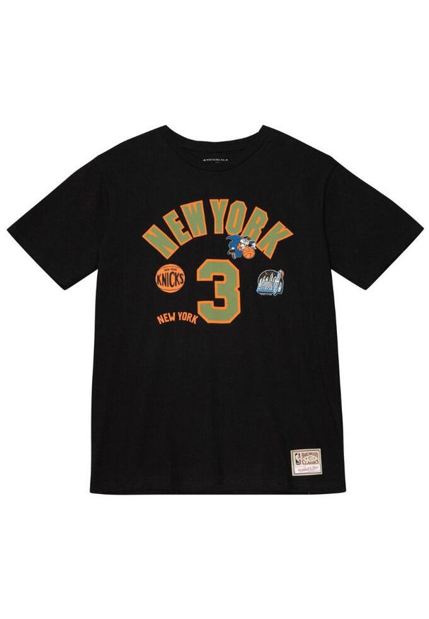 Mitchell & Ness - Koszulka New York Knicks NBA Script N&N Knicks John Starks. Kolor: czarny. Sport: koszykówka